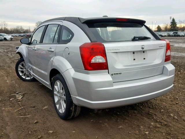 1B3CB5HA1BD161021 - 2011 DODGE CALIBER HE SILVER photo 3