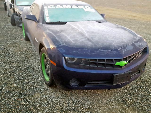 2G1FE1E35C9165632 - 2012 CHEVROLET CAMARO LS BLUE photo 9