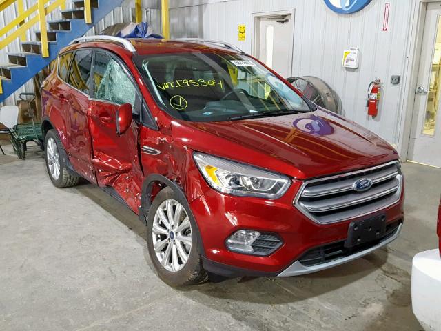 1FMCU9J90HUE95304 - 2017 FORD ESCAPE TIT RED photo 1