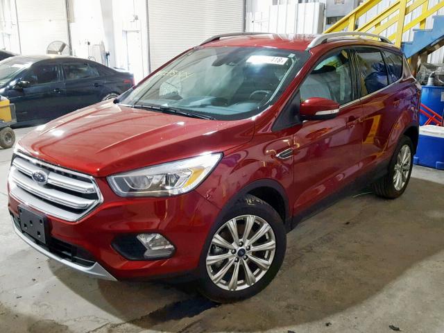 1FMCU9J90HUE95304 - 2017 FORD ESCAPE TIT RED photo 2