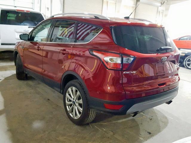 1FMCU9J90HUE95304 - 2017 FORD ESCAPE TIT RED photo 3