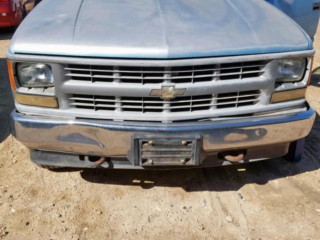 2GCEK19K3R1312762 - 1994 CHEVROLET 1500 BLUE photo 7