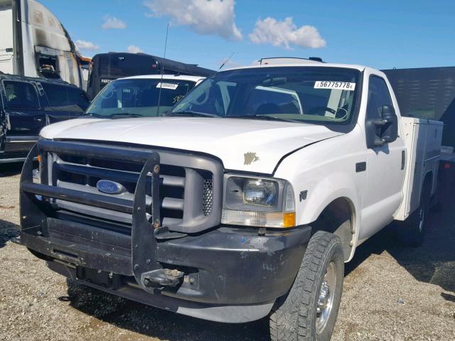 1FDSF31L22EC96786 - 2002 FORD F350 SRW S WHITE photo 2