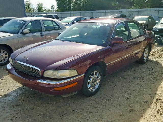 1G4CW54KX14148781 - 2001 BUICK PARK AVENU MAROON photo 2