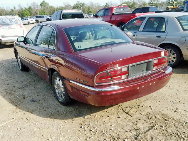 1G4CW54KX14148781 - 2001 BUICK PARK AVENU MAROON photo 3