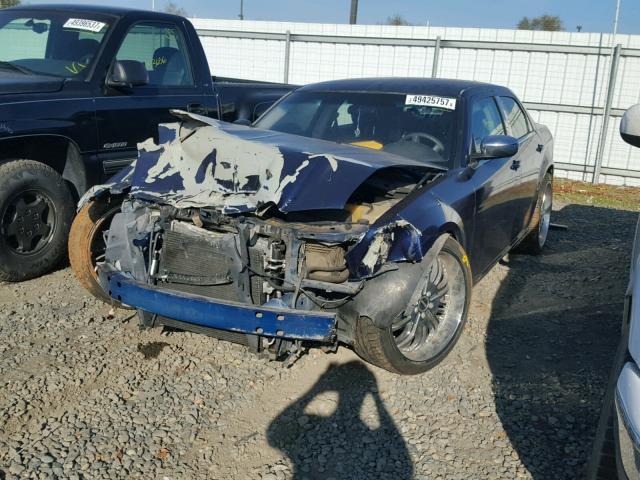 2C3JA43R45H185180 - 2005 CHRYSLER 300 BLUE photo 2