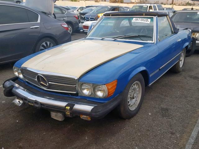 00010704412026763 - 1975 MERCEDES-BENZ 450SL BLUE photo 2