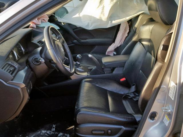 JH4CU2F66DC012648 - 2013 ACURA TSX TECH SILVER photo 5