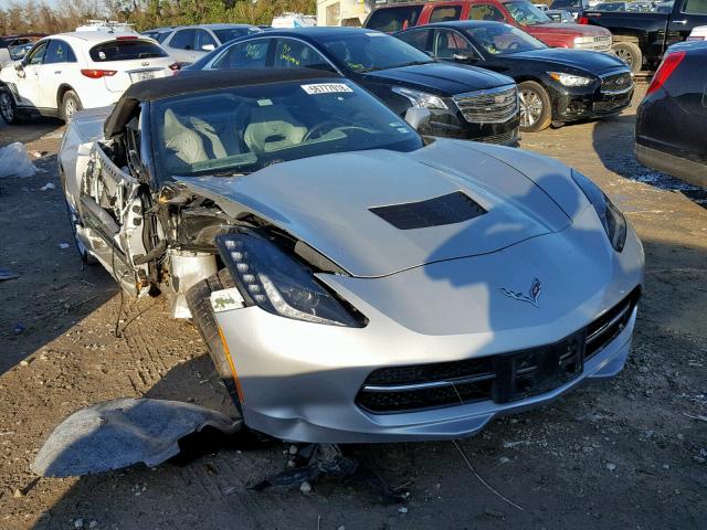 1G1YM3D72F5103098 - 2015 CHEVROLET CORVETTE S SILVER photo 1