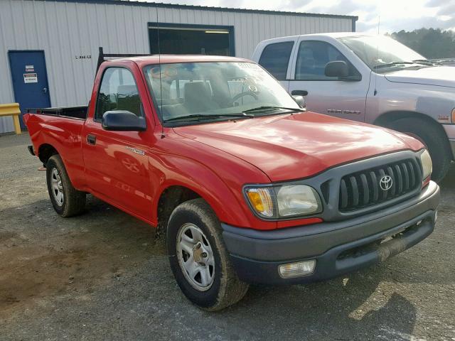 5TENL42N03Z202760 - 2003 TOYOTA TACOMA RED photo 1