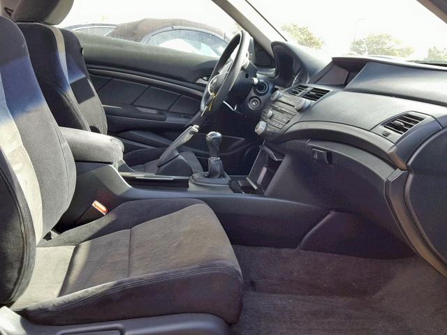 1HGCS11328A026709 - 2008 HONDA ACCORD LX- BLACK photo 5