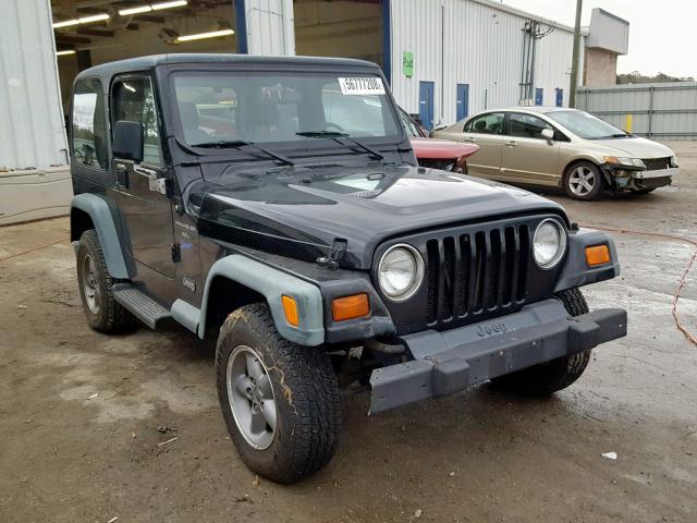 1J4FY19S1WP702240 - 1998 JEEP WRANGLER / BLACK photo 1