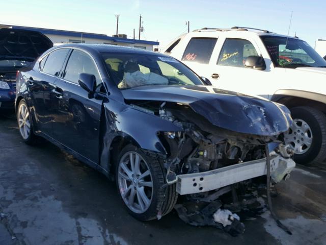 JTHBK262262015229 - 2006 LEXUS IS 250 BLUE photo 1