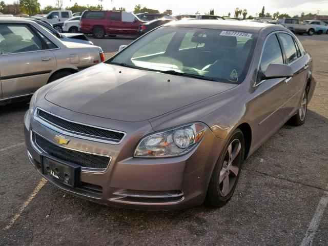 1G1ZC5E03CF116923 - 2012 CHEVROLET MALIBU 1LT GRAY photo 2