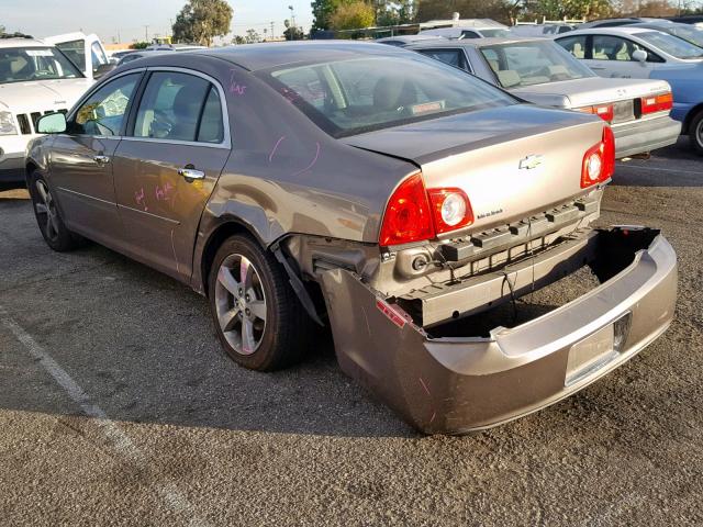 1G1ZC5E03CF116923 - 2012 CHEVROLET MALIBU 1LT GRAY photo 3