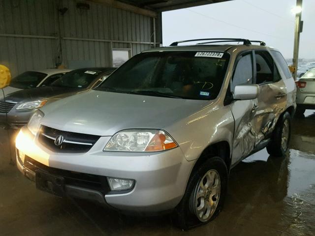 2HNYD18602H537806 - 2002 ACURA MDX TOURIN SILVER photo 2