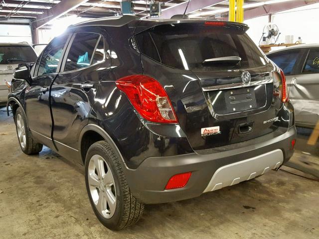 KL4CJFSB1FB228351 - 2015 BUICK ENCORE CON BLACK photo 3