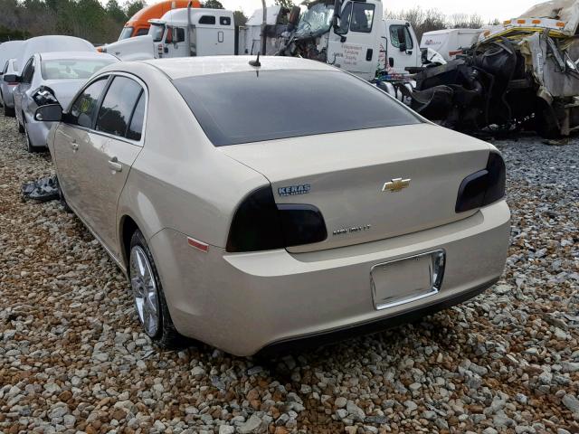 1G1ZC5E14BF218562 - 2011 CHEVROLET MALIBU 1LT BEIGE photo 3