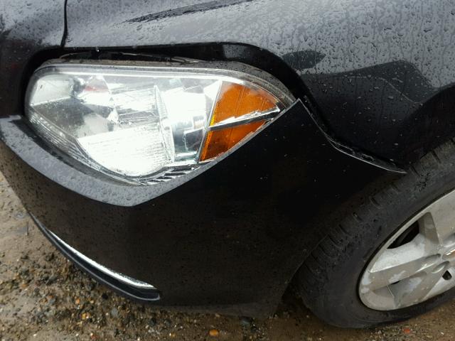 1G1ZG57B584302825 - 2008 CHEVROLET MALIBU LS BLACK photo 9