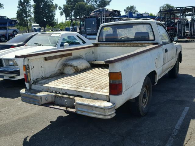 JT4RN81P3K0023424 - 1989 TOYOTA PICKUP 1/2 WHITE photo 4