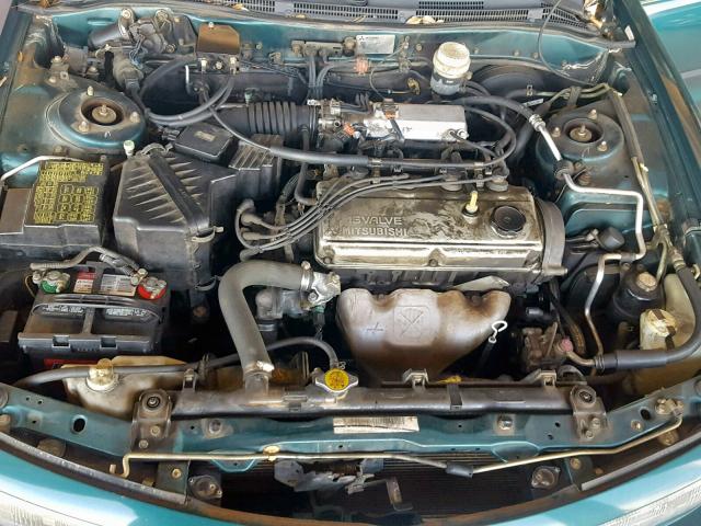 4A3AJ46G7TE312396 - 1996 MITSUBISHI GALANT S GREEN photo 7