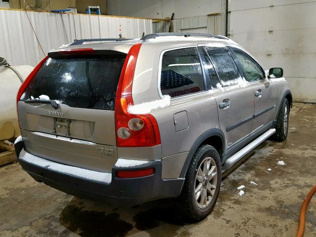 YV1CZ91H241111378 - 2004 VOLVO XC90 T6 GRAY photo 4