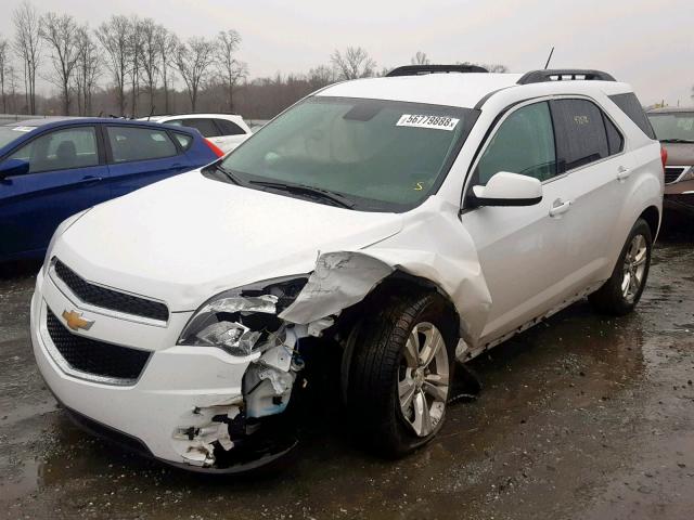 2GNFLBE36F6232531 - 2015 CHEVROLET EQUINOX LT WHITE photo 2