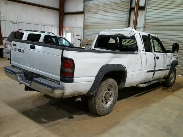 3B7KC23691G764860 - 2001 DODGE RAM 2500 WHITE photo 4