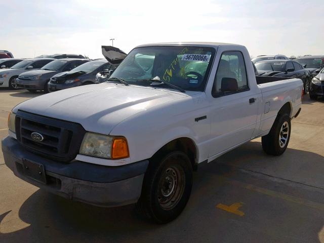 1FTYR10D04PB50009 - 2004 FORD RANGER WHITE photo 2