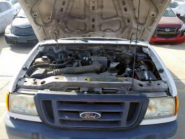 1FTYR10D04PB50009 - 2004 FORD RANGER WHITE photo 7