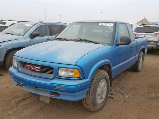 1GTCT19W2S8502546 - 1995 GMC SONOMA BLUE photo 2