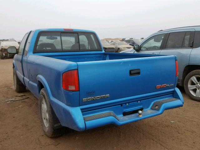 1GTCT19W2S8502546 - 1995 GMC SONOMA BLUE photo 3