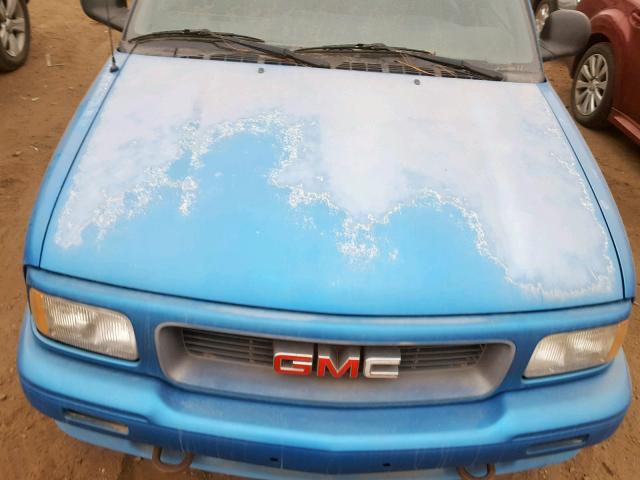 1GTCT19W2S8502546 - 1995 GMC SONOMA BLUE photo 9