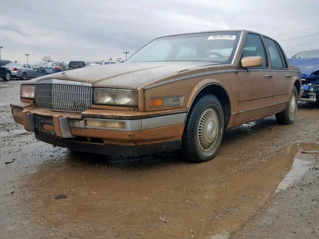 1G6KS5154JU803434 - 1988 CADILLAC SEVILLE BROWN photo 2