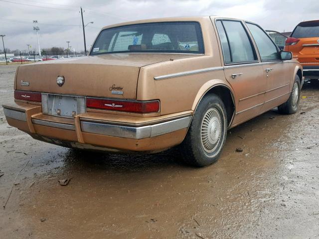 1G6KS5154JU803434 - 1988 CADILLAC SEVILLE BROWN photo 4