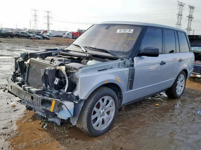 SALME15478A268420 - 2008 LAND ROVER RANGE ROVE SILVER photo 2