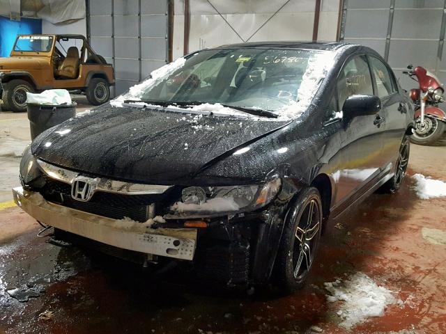 2HGFA1F94AH509817 - 2010 HONDA CIVIC EXL BLACK photo 2