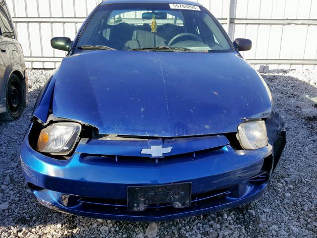 1G1JF52F537120091 - 2003 CHEVROLET CAVALIER L BLUE photo 9