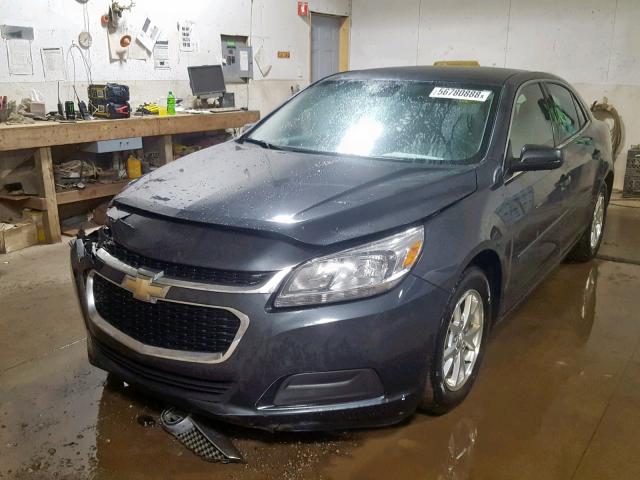 1G11A5SLXEF133822 - 2014 CHEVROLET MALIBU LS GRAY photo 2