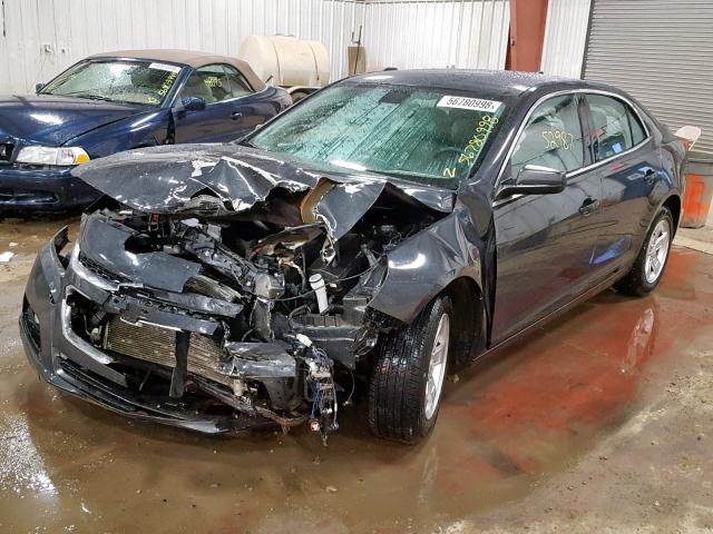 1G11B5SL0EF121756 - 2014 CHEVROLET MALIBU LS GRAY photo 2