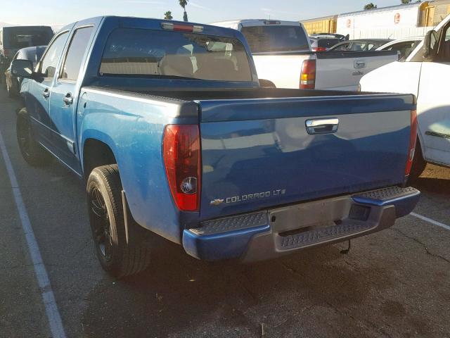 1GCDSCFE1C8111808 - 2012 CHEVROLET COLORADO L BLUE photo 3