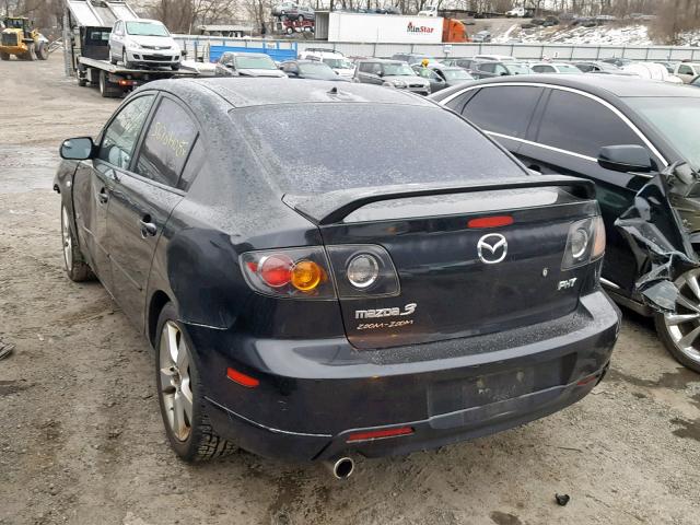 JM1BK324761534801 - 2006 MAZDA 3 S BLACK photo 3