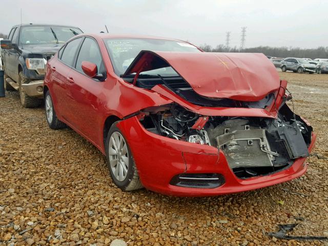 1C3CDFBB2ED823620 - 2014 DODGE DART SXT RED photo 1