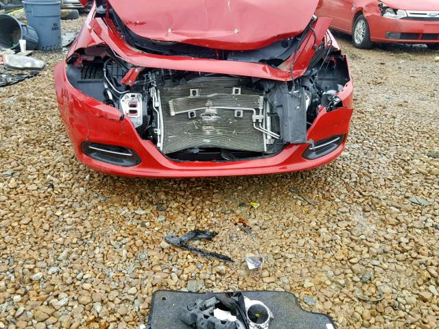 1C3CDFBB2ED823620 - 2014 DODGE DART SXT RED photo 9