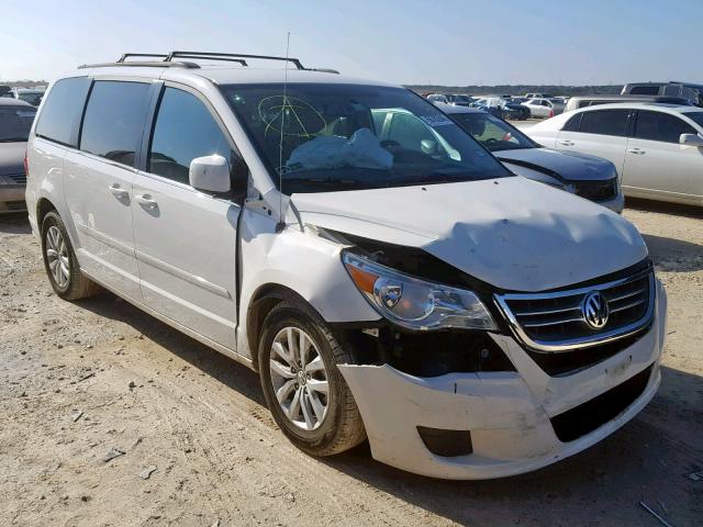 2C4RVABG9CR392057 - 2012 VOLKSWAGEN ROUTAN SE WHITE photo 1