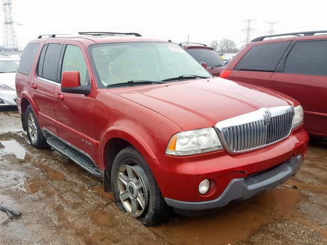 5LMEU88H75ZJ31327 - 2005 LINCOLN AVIATOR 红色 照片 1