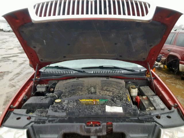 5LMEU88H75ZJ31327 - 2005 LINCOLN AVIATOR 红色 照片 7