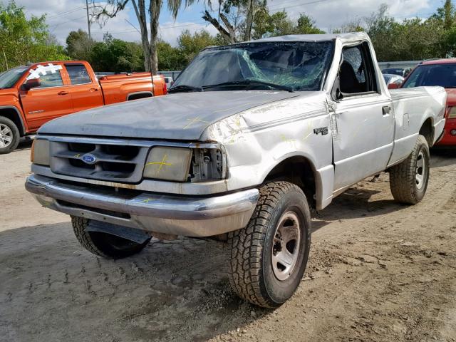 1FTCR10A4STA13658 - 1995 FORD RANGER SILVER photo 2