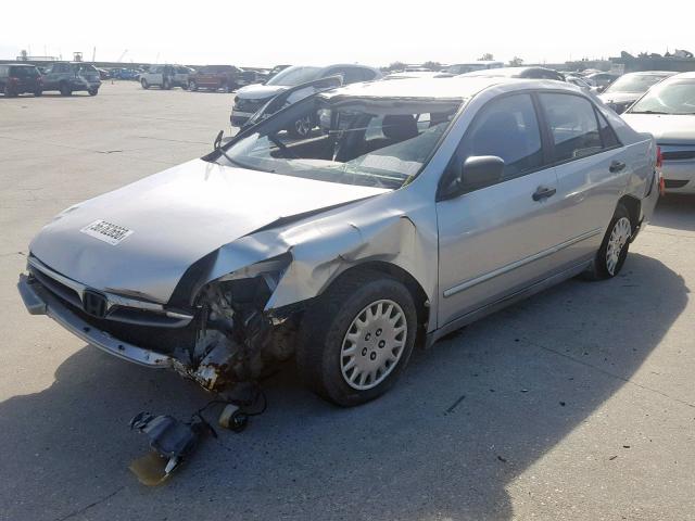 1HGCM56126A059912 - 2006 HONDA ACCORD VAL SILVER photo 2