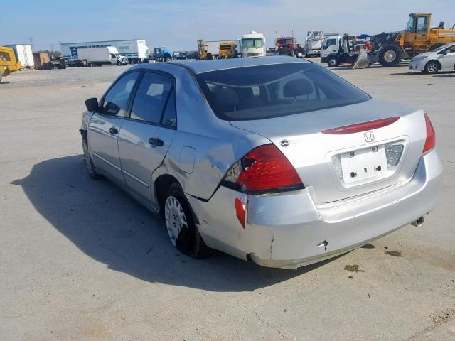 1HGCM56126A059912 - 2006 HONDA ACCORD VAL SILVER photo 3